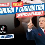 Lic. Miguel Ortiz, abogado sanitario, analizando casos reales de multas de COFEPRIS por publicidad irregular en cirugía y cosmiatría en México durante 2026.