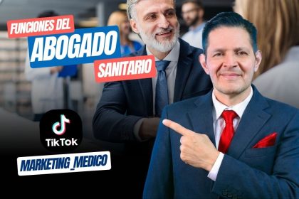 Lic. Miguel Ortiz, abogado sanitario en México, señalando las funciones y servicios legales especializados para el sector salud en 2026.